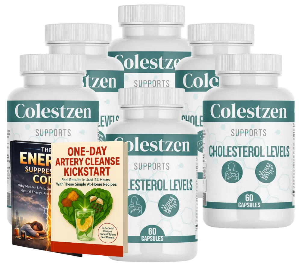 ColestZen® 6 bottle pack — 180-day cholesterol & heart wellness supply